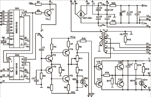 Рис.1. Схема генератора путевого ГП-3